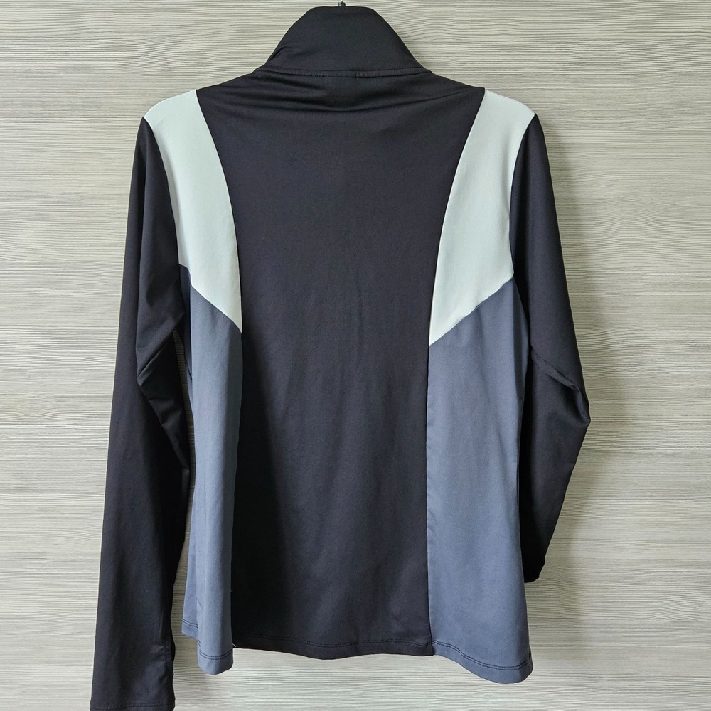 Victorias Secret Pink Womens Half Zip Pullover Long Sleeve Black Size L Athletic - Picture 5 of 12
